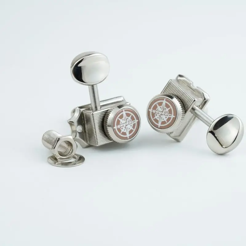 GUYKER New Pattern Vintage Lock String Tuners Nut Style Electric Guitar Machine Heads Tuners For ST TL Guitar Tuning Pegs