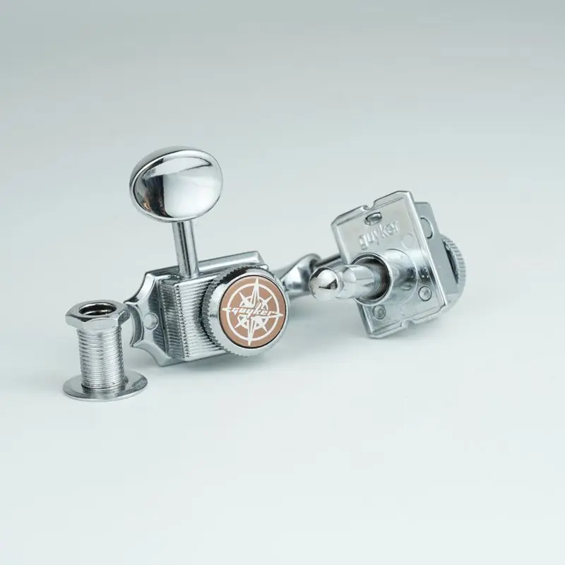 GUYKER New Pattern Vintage Lock String Tuners Nut Style Electric Guitar Machine Heads Tuners For ST TL Guitar Tuning Pegs