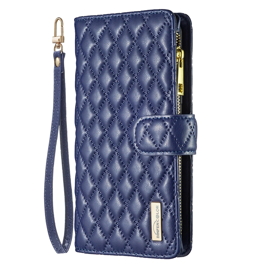 Wallet Small Fragrance Multi-card Slot Zipper Magnetic Flip Leather Case For iPhone 17 Pro Max Air 16e 16 15 Plus 14 13 12 11 XR