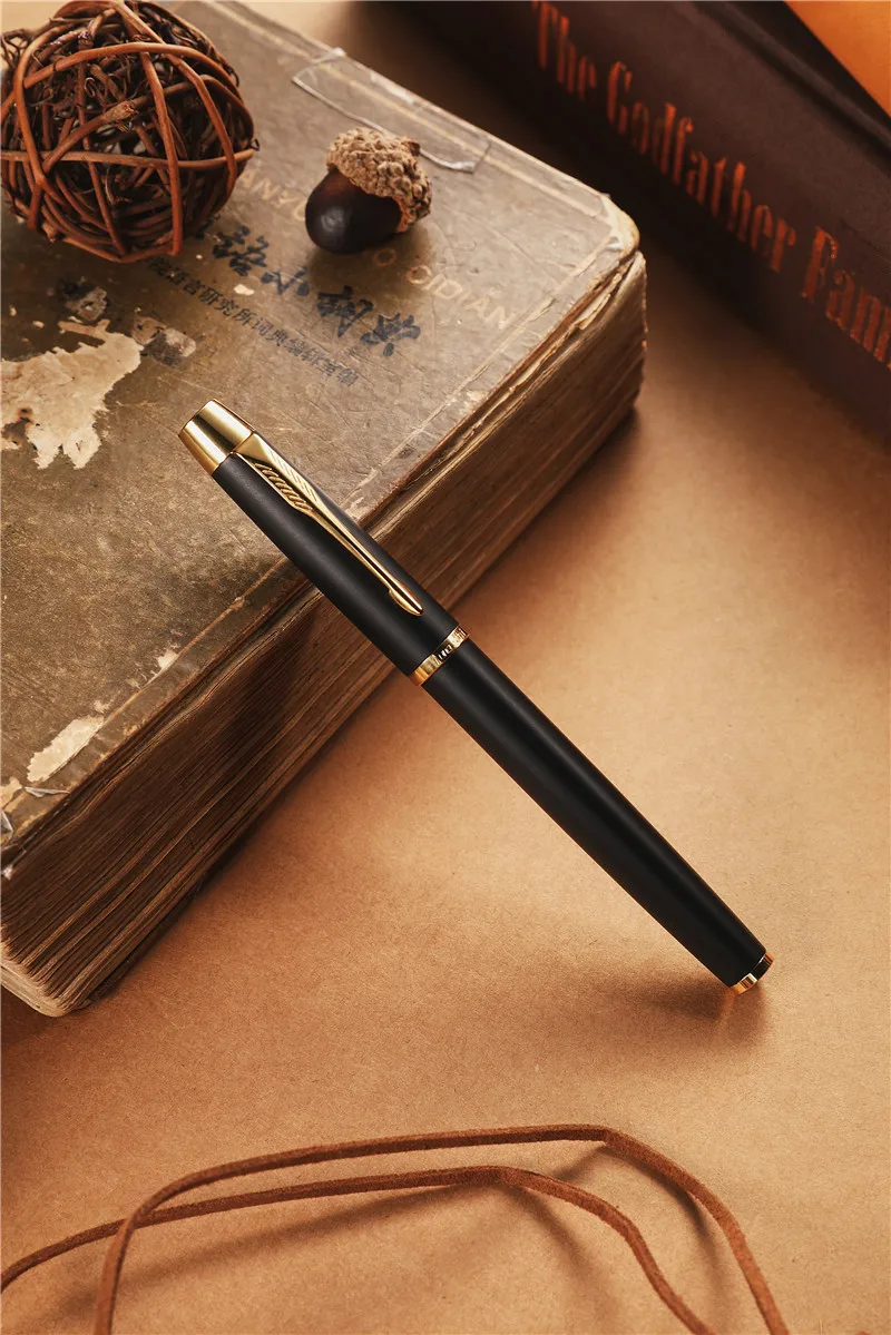 Luxury Heavy Feel Metal Ballpoint Pens Business Office Signature Pens Roller Ballpen Writing Gifts School Supplies Stationery
