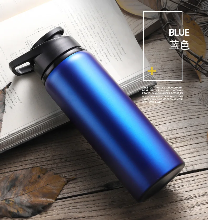 700ml Stainless Steel Cycling Sports Water Bottle Drinking Cold Water Cup for Outdoor Sports Multi Color Options Cycling