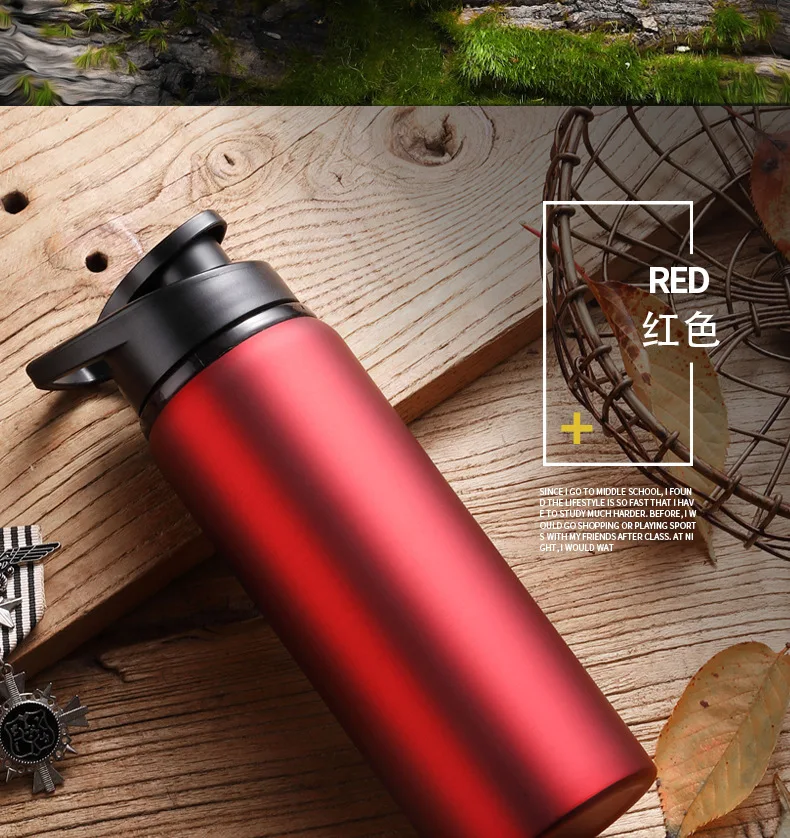 700ml Stainless Steel Cycling Sports Water Bottle Drinking Cold Water Cup for Outdoor Sports Multi Color Options Cycling
