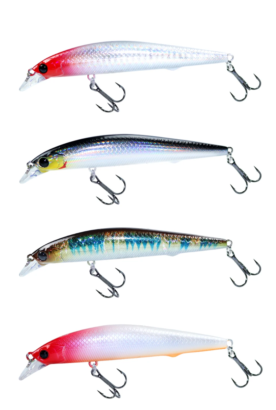 Jerkbait Suspend Minnow 6.5g/9.5g/12g Fishing Lure Long Cast Artificial Hard Bait Trolling Wobblers For Bass Pike Fishing