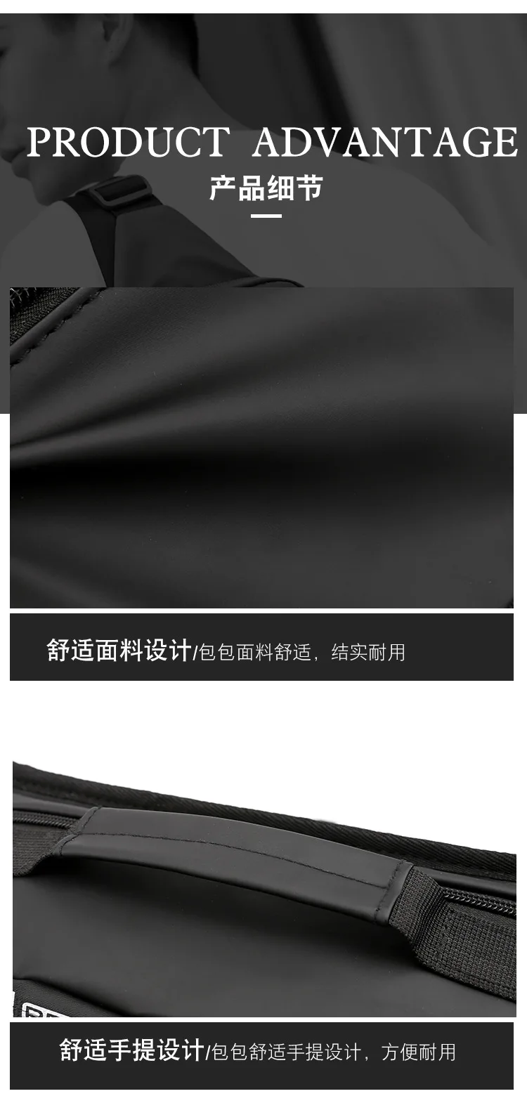 Anti-theft Male Belt Close-Fitting Waist Bags Multi-Functional Hip Bum Reflective Strip Shoulder Bag Men Nylon Fanny Chest Pack