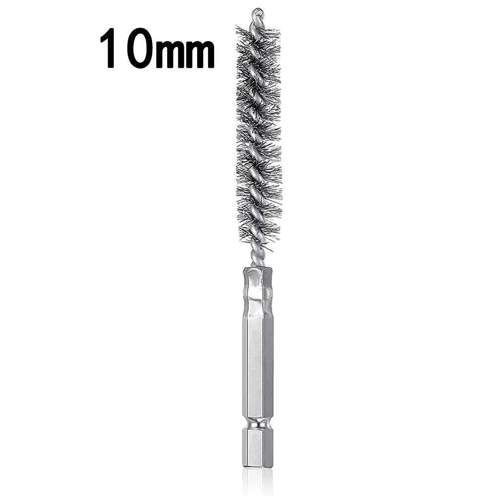 8-19mm Stainless Steel Drilling Brush Twisted Wire Stainless Steel Cleaning Brush For Electric Drill Impact Tools Cleaning