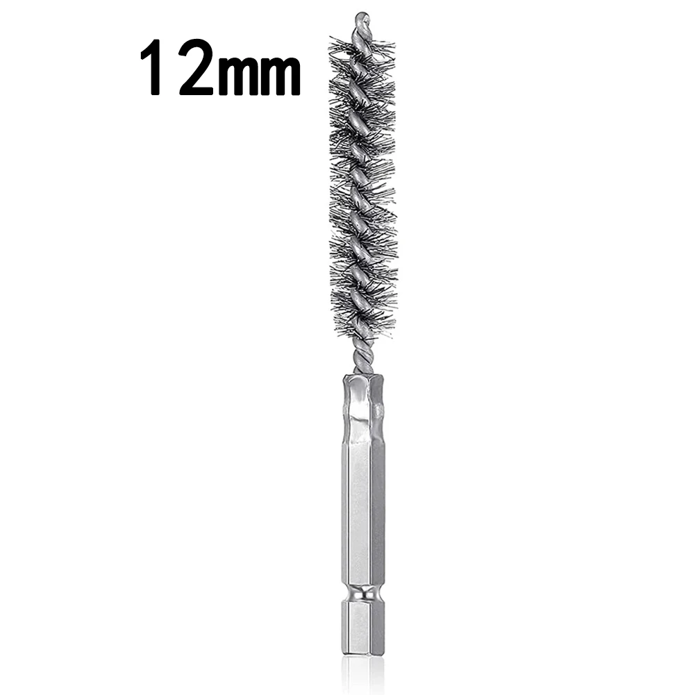 8-19mm Stainless Steel Drilling Brush Twisted Wire Stainless Steel Cleaning Brush For Electric Drill Impact Tools Cleaning