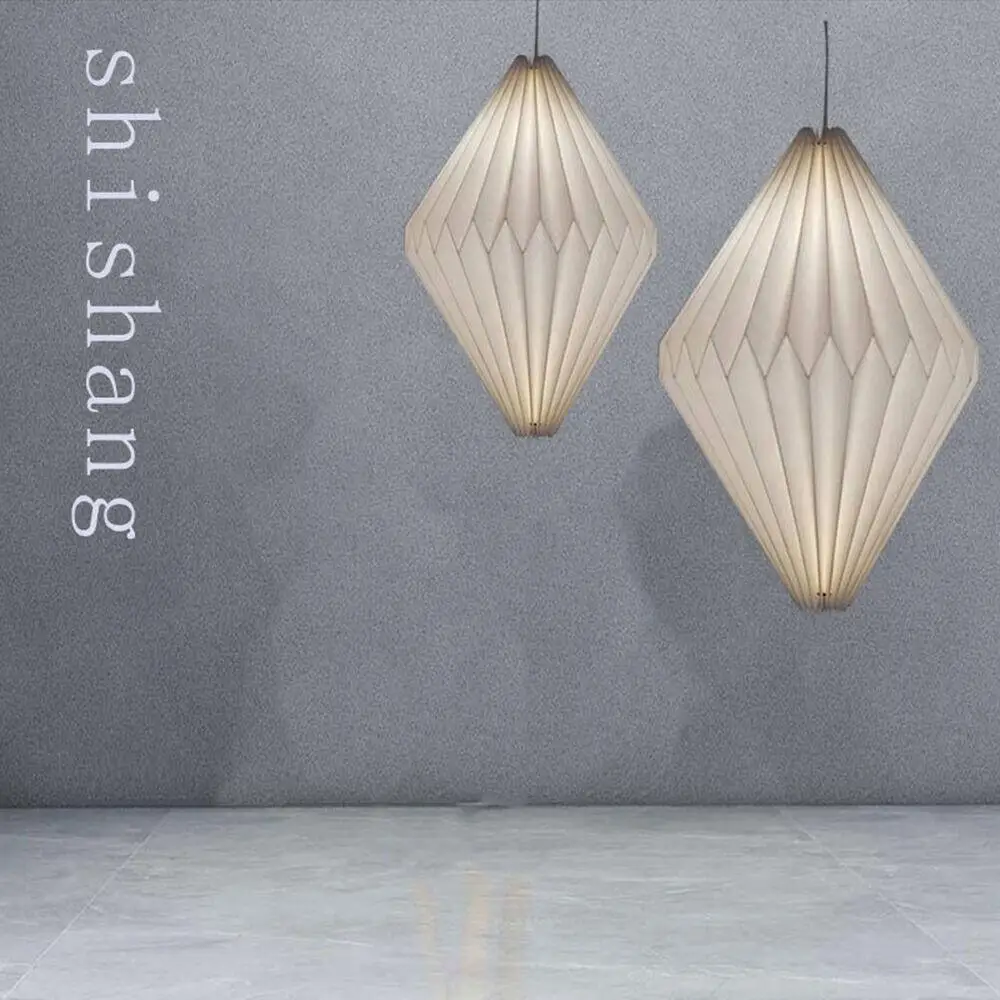 Creative Art Decoration Foldable Living Room Pendant Light Lamp Shade Hanging Ceiling Paper Origami Lantern