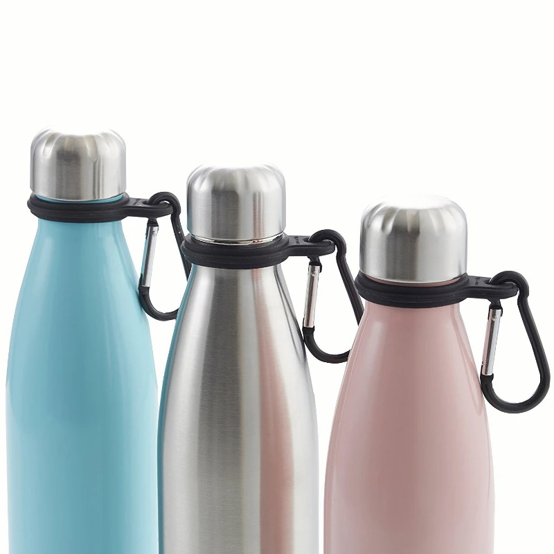 Kettle Hanging Buckle Carabiner Silicone Sports Water Bottle Holder Outdoor Camp Camping Portable Outdoor Elements