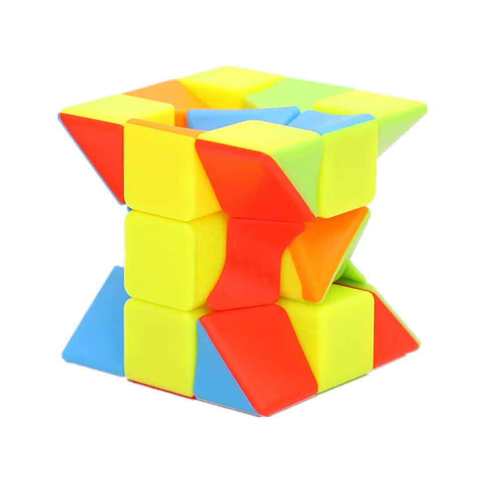 [Picube] FanXin Twisty 3x3x3 Magic Cube 3x3 Torsional Professional Speed Puzzle Twisted Brain Teaser Educational Toys For Kids