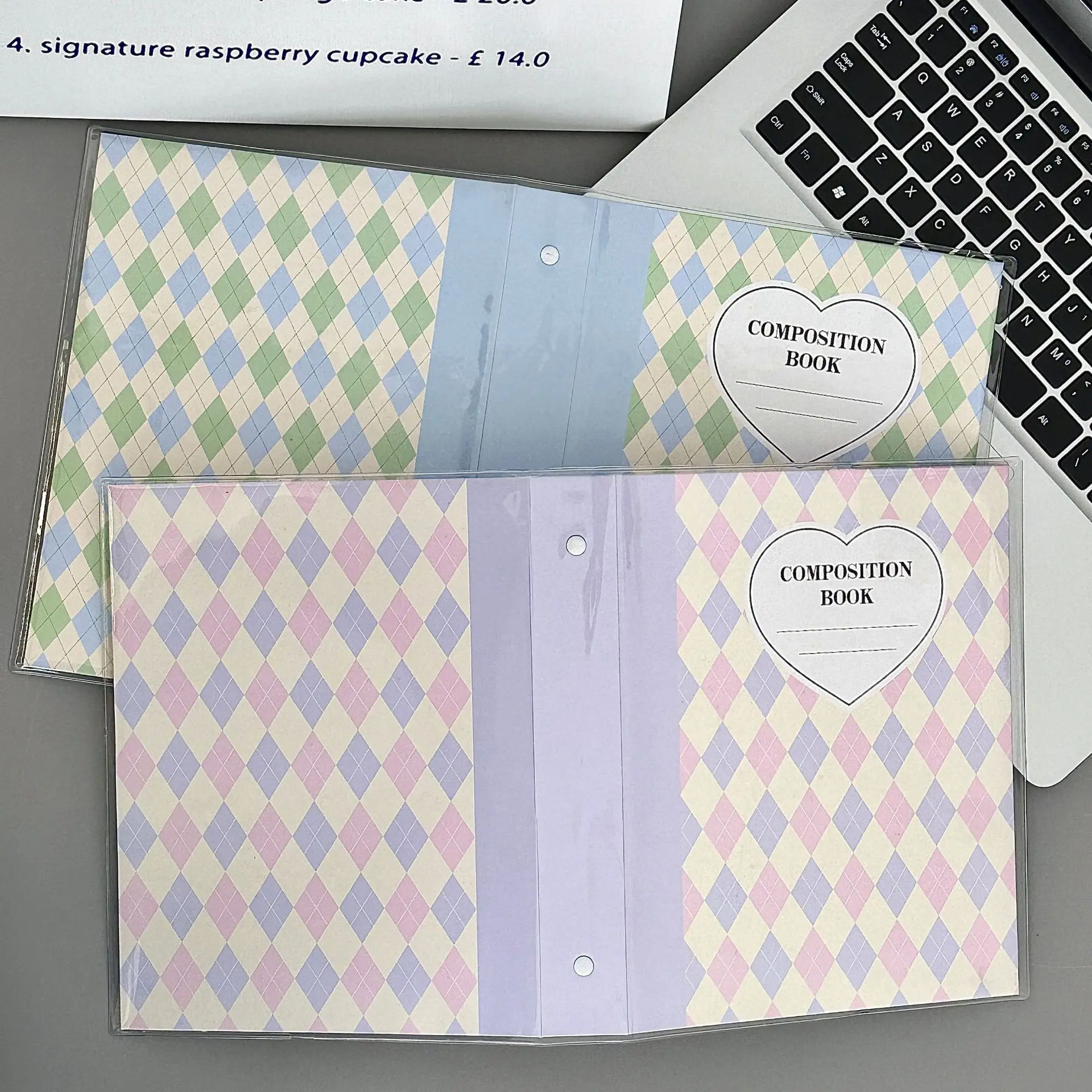 SKYSONIC A5 Cream Diamond Pattern Photo Album Collect Book Kpop Binder Cover Postcards Ring Organizer DIY Refills Suppliers
