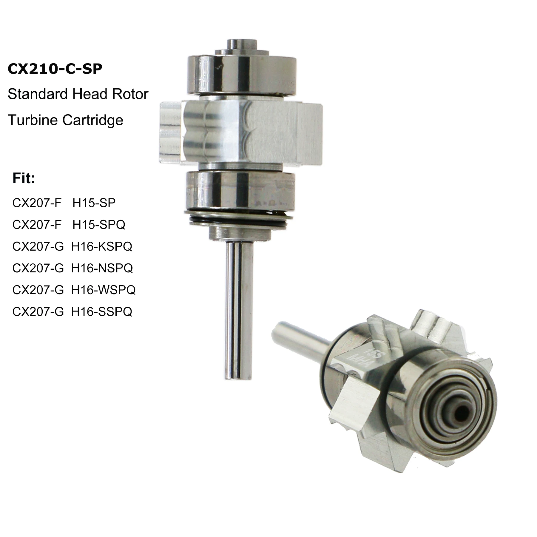 COXO Dental High Speed Handpiece Dental Turbine LED Fiber Optic Handpiece CX207 Fit KAVO NSK WH Dentistry Products Dentist Tools