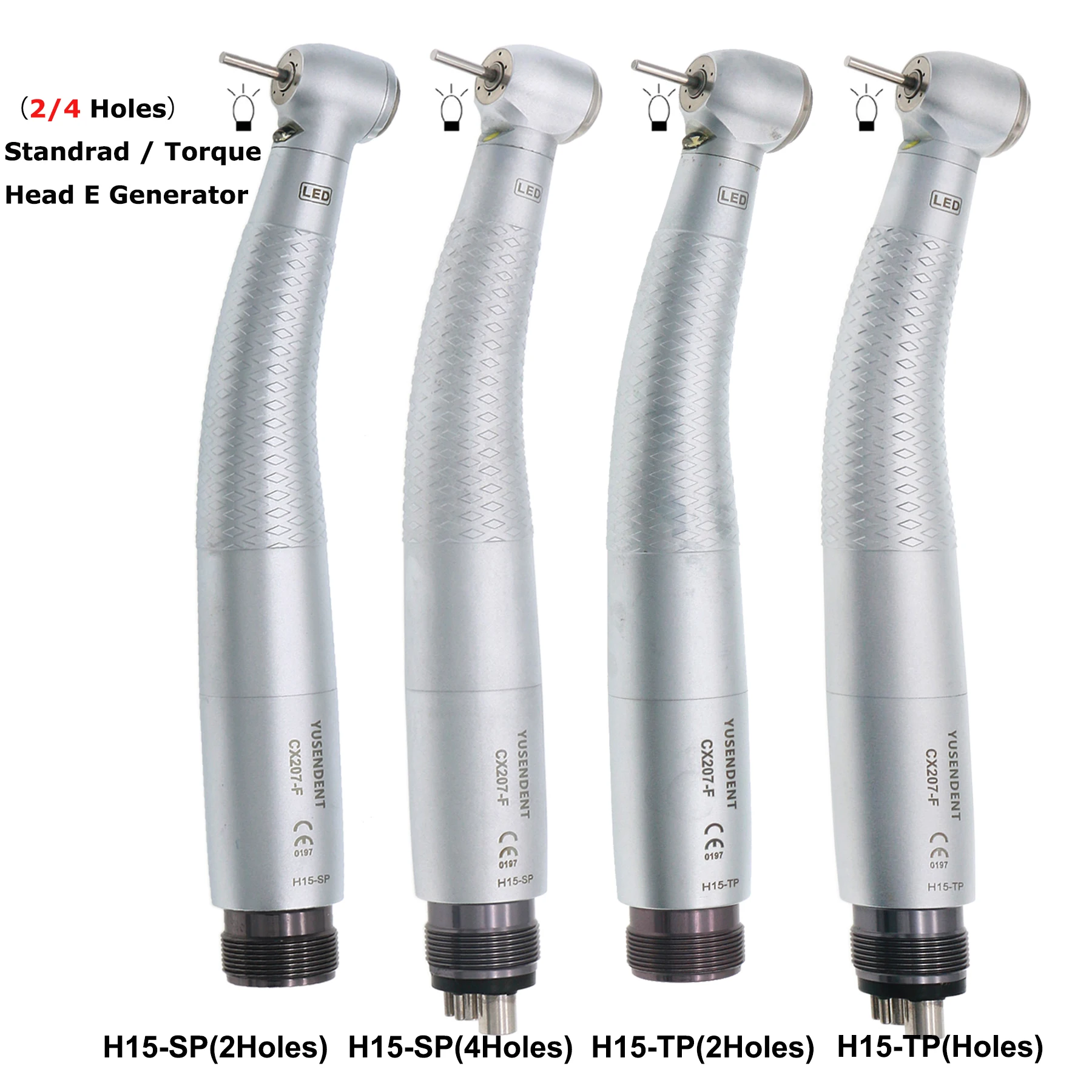 COXO Dental High Speed Handpiece Dental Turbine LED Fiber Optic Handpiece CX207 Fit KAVO NSK WH Dentistry Products Dentist Tools