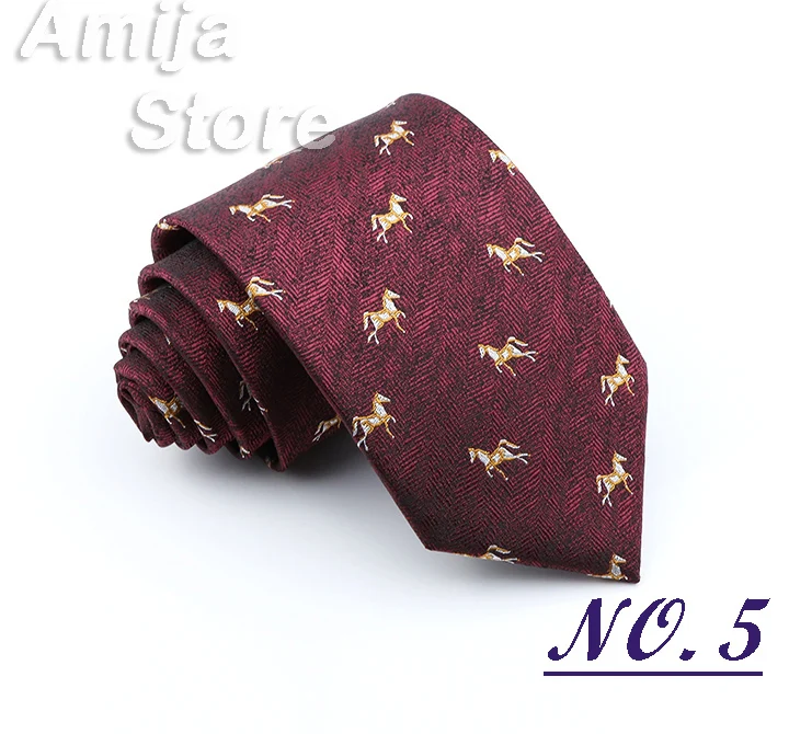 Brand New Men's 8CM Tie Classic Fashion Neckties Luxury Gift For Man Jacquard Woven Accessories Daily Wear Cravat Wedding Party