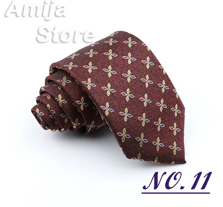 Brand New Men's 8CM Tie Classic Fashion Neckties Luxury Gift For Man Jacquard Woven Accessories Daily Wear Cravat Wedding Party
