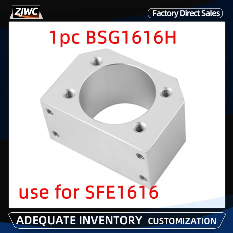 DSG12H 22mm/24mm Mounting Bracket CNC Parts 1204 Ballscrew Aluminum Nut Housing Holder Fits For SFU1210/SFU1204 RM1204