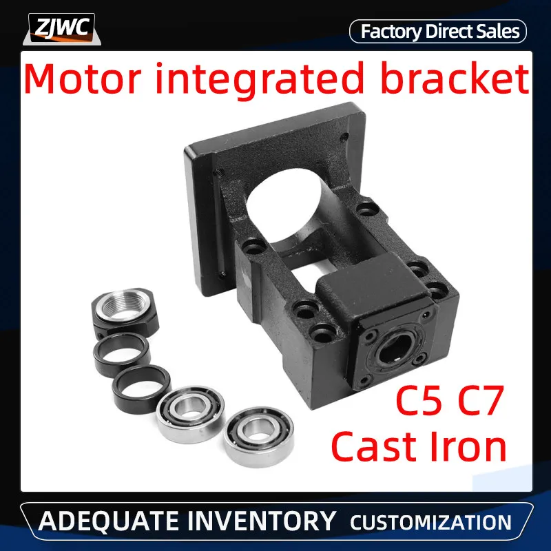 DSG12H 22mm/24mm Mounting Bracket CNC Parts 1204 Ballscrew Aluminum Nut Housing Holder Fits For SFU1210/SFU1204 RM1204
