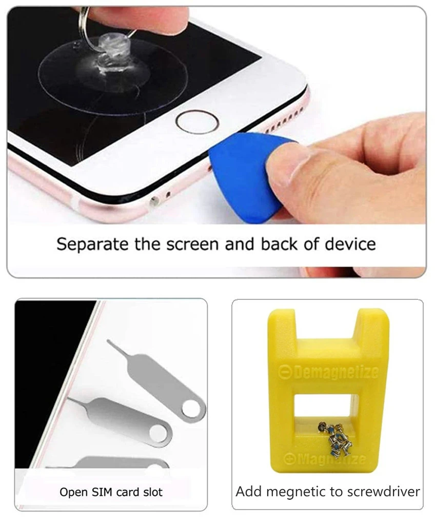 0.6mm Y Shape Tri-Point Y000 Tri-Wing Screwdriver Tool Kit Compatible with Apple Watch Repair Opening Tool