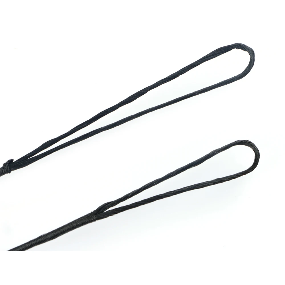 1pc 44"-70" BowString Replacement for Traditional & Recurve Bow - Replacement Bowstring- All Length Sizes Black