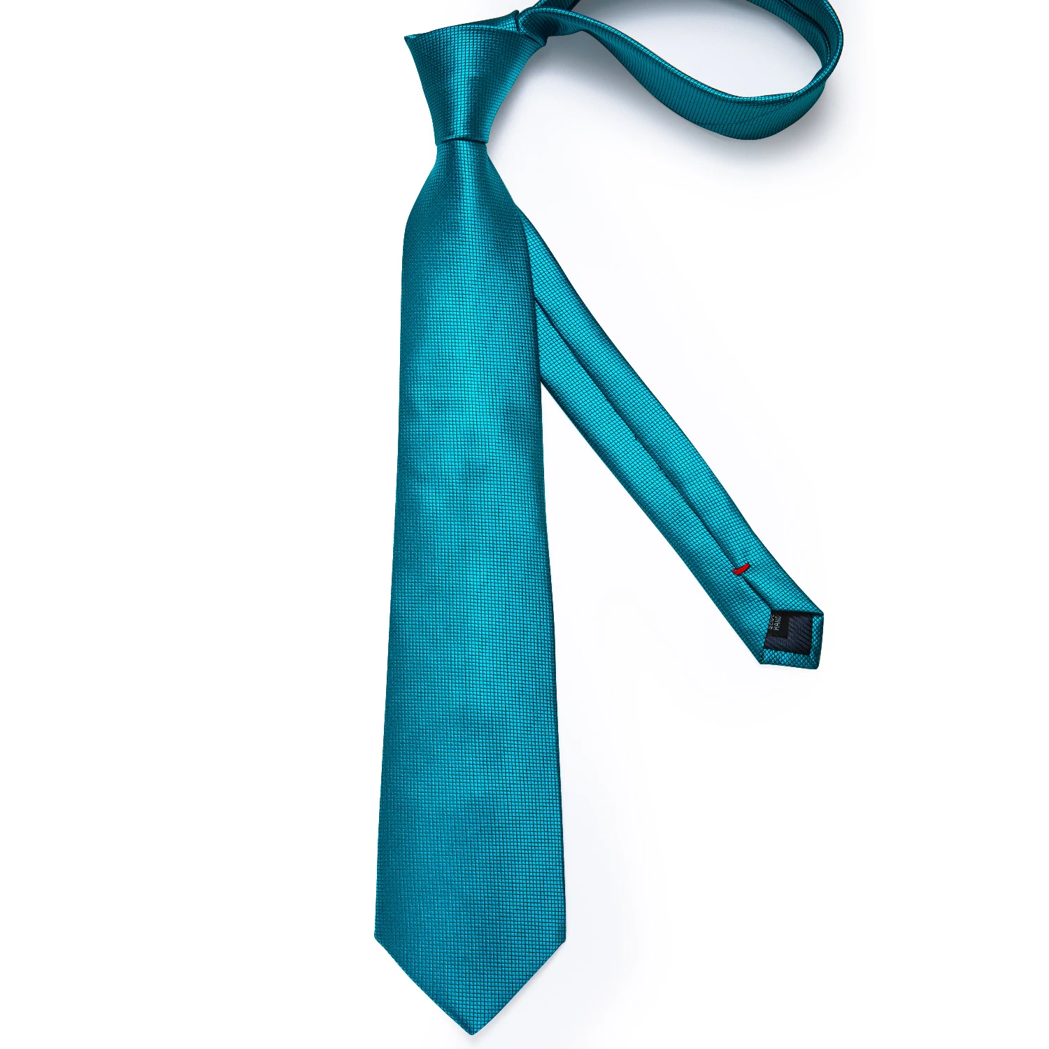 Teal Blue 8cm Wide Ties For Men Wedding Accessories Men Tie Set Gift Pocket Square Cufflinks Corbatas Para Hombre