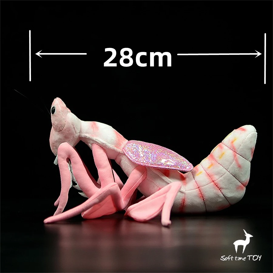Orchid Mantis High Fidelity Anime Cute Plushie Chinese Mantid Plush Toys Lifelike Animals Simulation Stuffed Doll Kawai Toy Gift