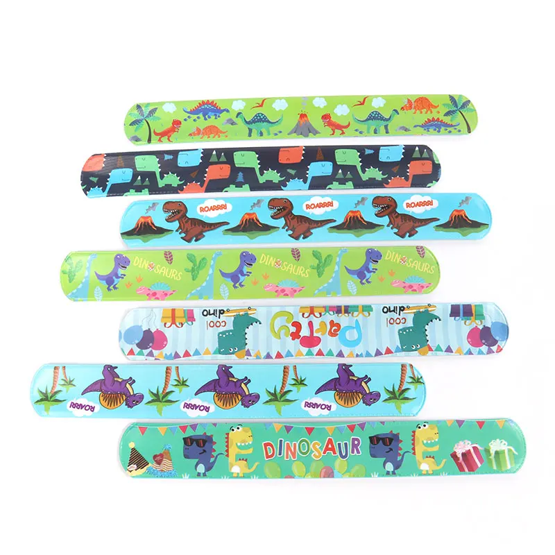 Dinosaur Party Favor Kids Birthday Dinosaur Masks Bracelet Keychain Ring Tattoo Sticker for Boy Dinosaur Birthday Party Supplies