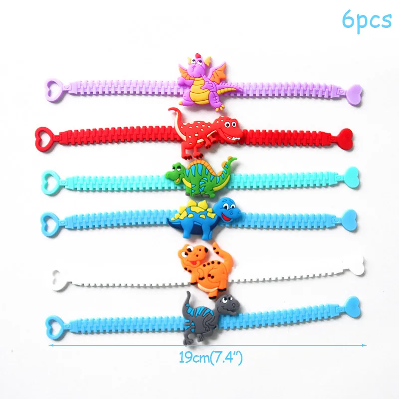 Dinosaur Party Favor Kids Birthday Dinosaur Masks Bracelet Keychain Ring Tattoo Sticker for Boy Dinosaur Birthday Party Supplies