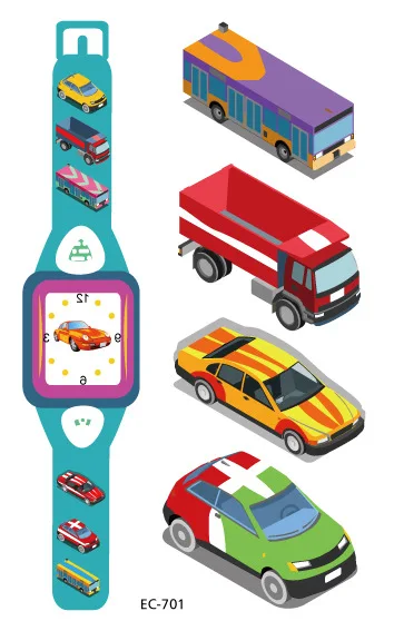 Cars and Trucks Temporary Tattoos for Kids Construction Vehicle Themed Fake Tattoo Excavator Stickers Boys Birthday Party Gifts