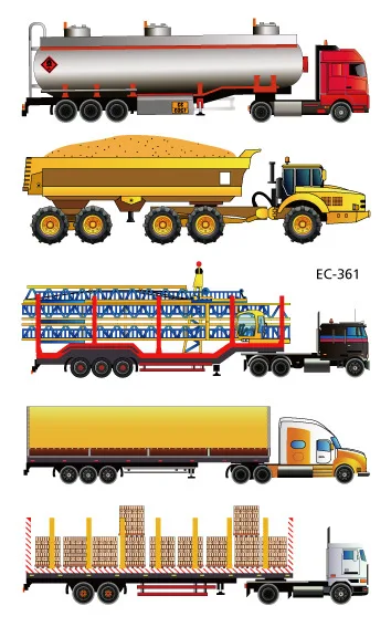 Cars and Trucks Temporary Tattoos for Kids Construction Vehicle Themed Fake Tattoo Excavator Stickers Boys Birthday Party Gifts