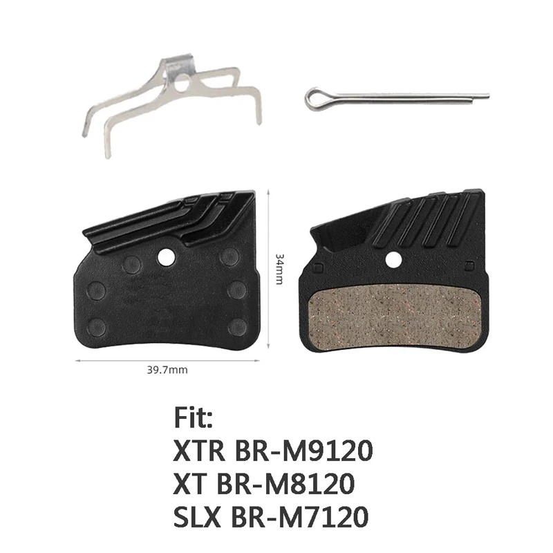 Bicycle Disc Brake Pad For Deore XT M8120 M8020 M7120 M6120 MT420 MT520 Zee Saint Pads Semi-Metal MTB Mountain Accessories