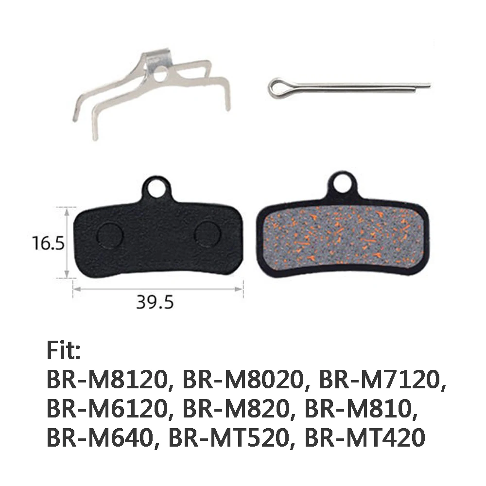 Bicycle Disc Brake Pad For Deore XT M8120 M8020 M7120 M6120 MT420 MT520 Zee Saint Pads Semi-Metal MTB Mountain Accessories