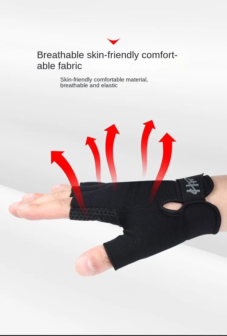 Unisex Fishing Gloves Non-Slip Breathable Ultrathin Waterproof Half Finger Glove Camping Fishing Carp Equipment Guantes De Pesca