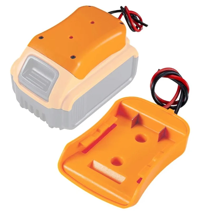 Battery Adapters For Makita/Bosch/Milwaukee/Dewlt/Black&Decker 18V Power Connector Adapter Dock Holder 14 Awg Wires