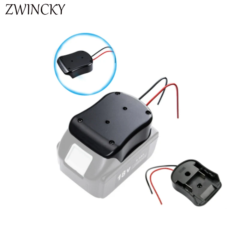 Battery Adapters For Makita/Bosch/Milwaukee/Dewlt/Black&Decker 18V Power Connector Adapter Dock Holder 14 Awg Wires