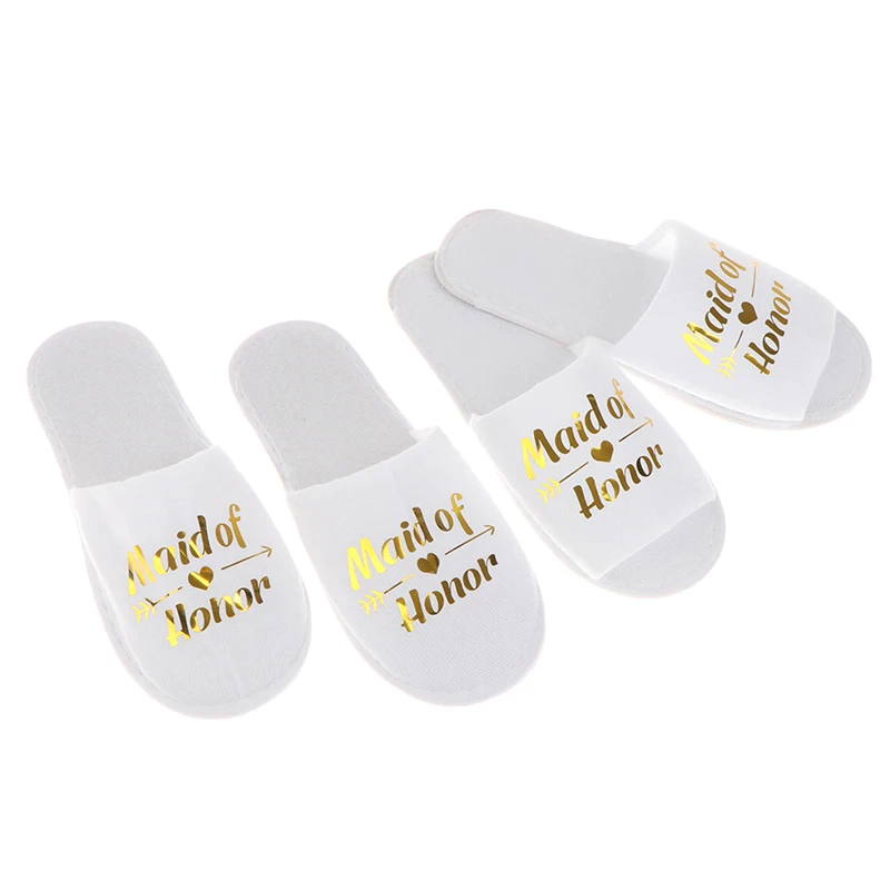 Bride Wedding Slippers For Bachelorette Party Decoration Bridesmaid Hen Party Slippers Ladies Bachelorette Party Supplies Gifts