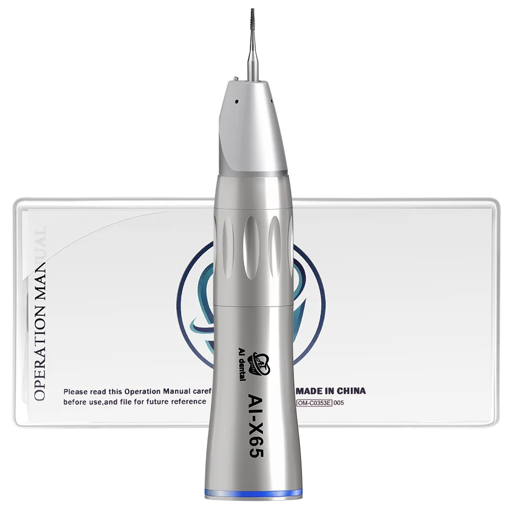 AI-X95/X25/X15/X65 Internal Water Low Speed Contra Angle Handpiece Dental E-Type Air Motor Oral Hygiene Equipment Non-optic