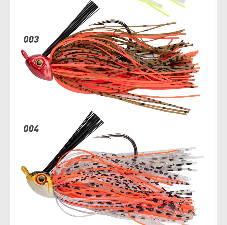 JOHNCOO 12g Spinner Bait Weedless Jighead Bass Jig Bait Fishing Lure Wobbler For Bass Fishing Tackle