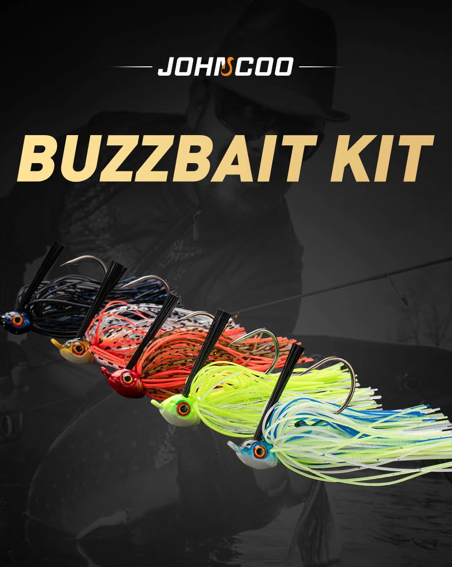 JOHNCOO 12g Spinner Bait Weedless Jighead Bass Jig Bait Fishing Lure Wobbler For Bass Fishing Tackle