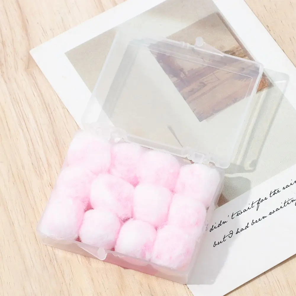 12PCS/Box Wax Cotton Earplugs Noise Reduction Sleeping Snoring Sound Insulation Hearing Protection Soundproof Swimming Ear Plug