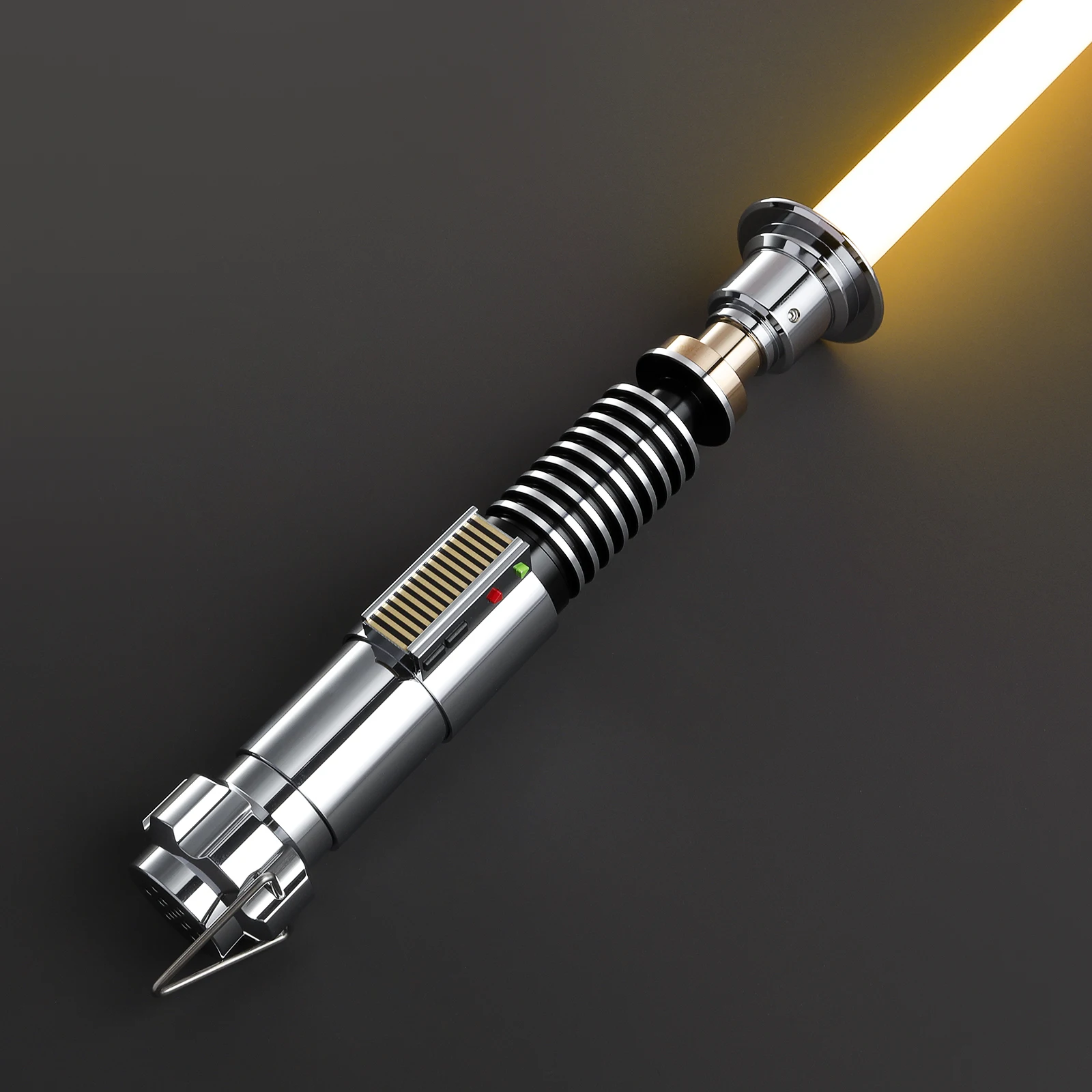 DamienSaber Luke Skywalker EP8 Lightsaber Heavy Dueling Xeno Pixel Saber Metal Hilt with 34 Sound Fonts Sensitive Smooth Swing