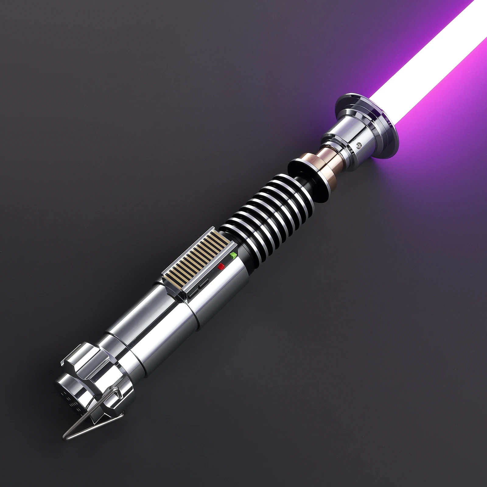 DamienSaber Luke Skywalker EP8 Lightsaber Heavy Dueling Xeno Pixel Saber Metal Hilt with 34 Sound Fonts Sensitive Smooth Swing