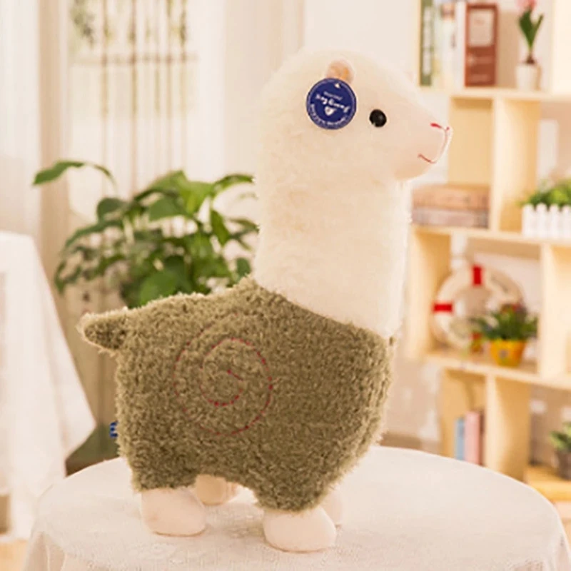 25cm Lovely Small Alpaca Plush Toy Stuffed Animal 5 Colors New Soft Sheep Doll Home Decor Kids Girl Birthday Christmas Gift
