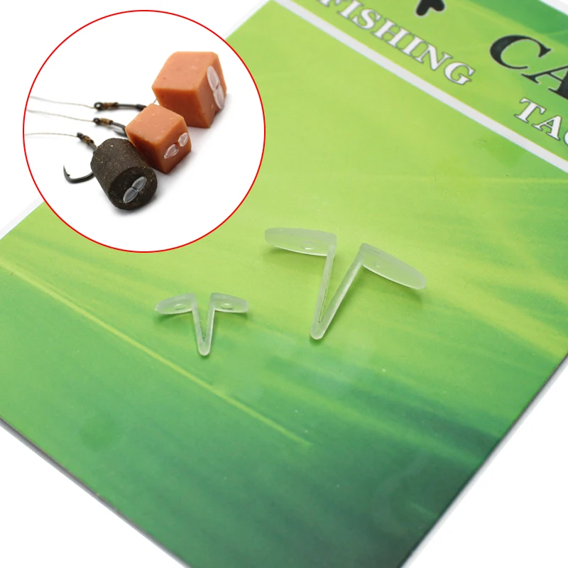 5pcs Carp Fishing Tackle Meat Pellet Stop Pop Up Boilies Hair Ronnie Rig Fishing Lure Carp Bait Carp Fishing Terminal Tackle