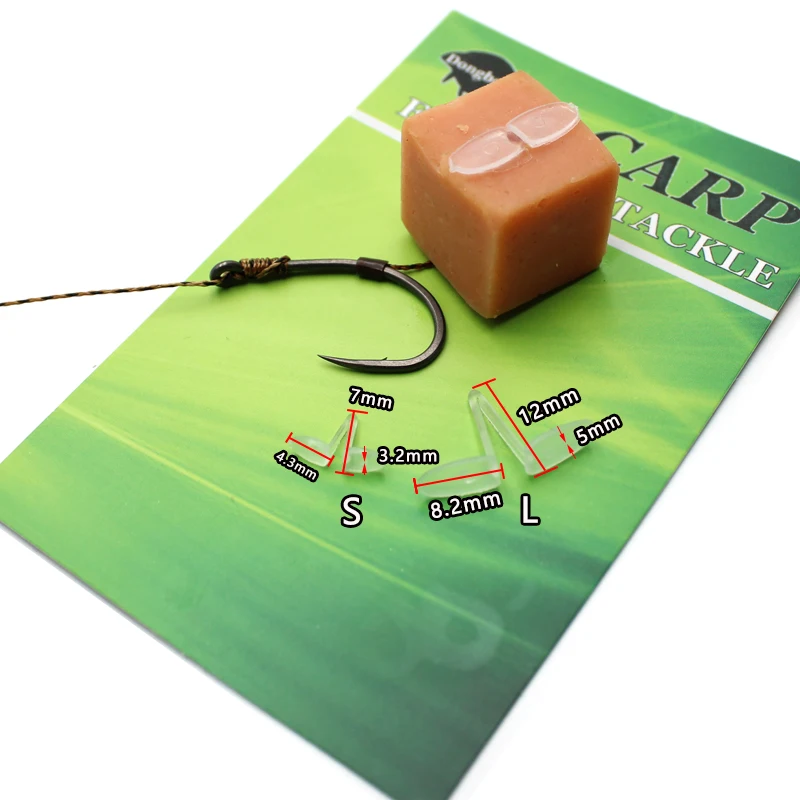 5pcs Carp Fishing Tackle Meat Pellet Stop Pop Up Boilies Hair Ronnie Rig Fishing Lure Carp Bait Carp Fishing Terminal Tackle