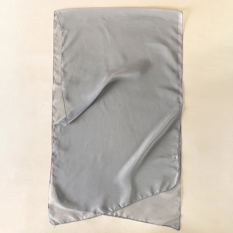 2023 New Fashion Summer Women soild color Beach Scarf Silk Shawls Headband Female Headband Wraps Sunscreen Hijab Wholesale