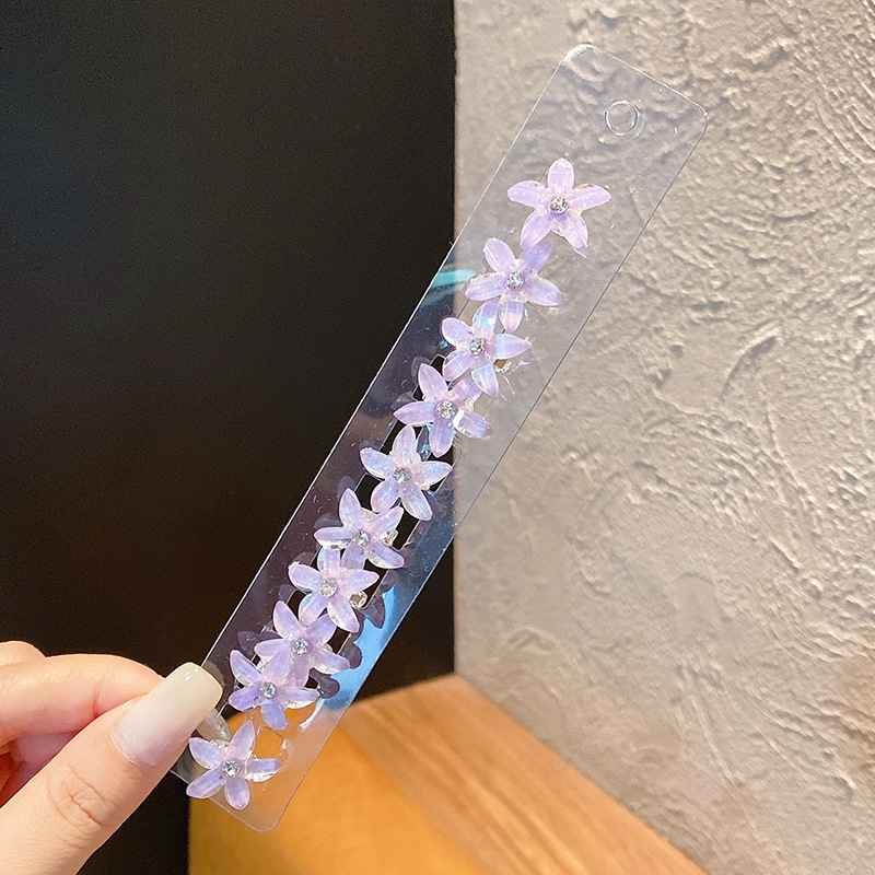 10pcs Korean mini floral Hair Claw children Elegant updo hair clips girls princess hair clips headwear kids Hair Accessories