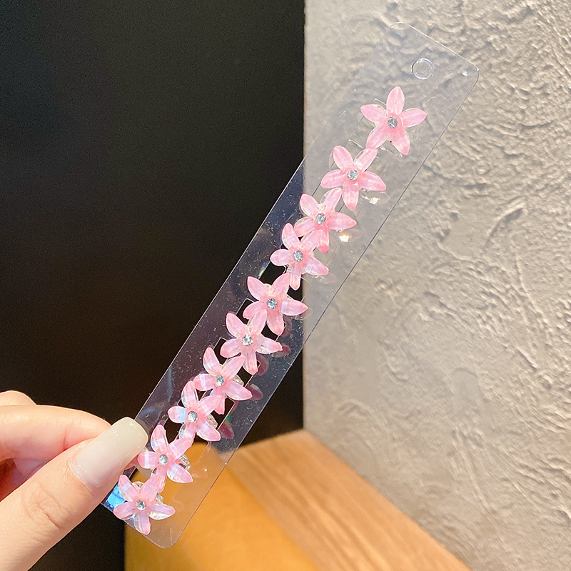10pcs Korean mini floral Hair Claw children Elegant updo hair clips girls princess hair clips headwear kids Hair Accessories