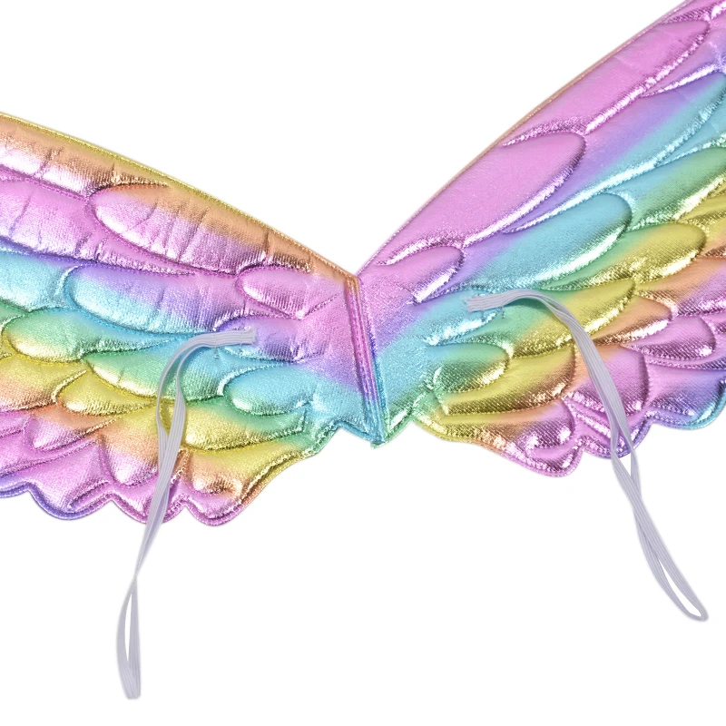 Unicorn Headband Fairy Angel Wings Kids Gift Girls Rainbow Unicorn Birthday Party Decoration Cosplay Props Supplies Baby Shower
