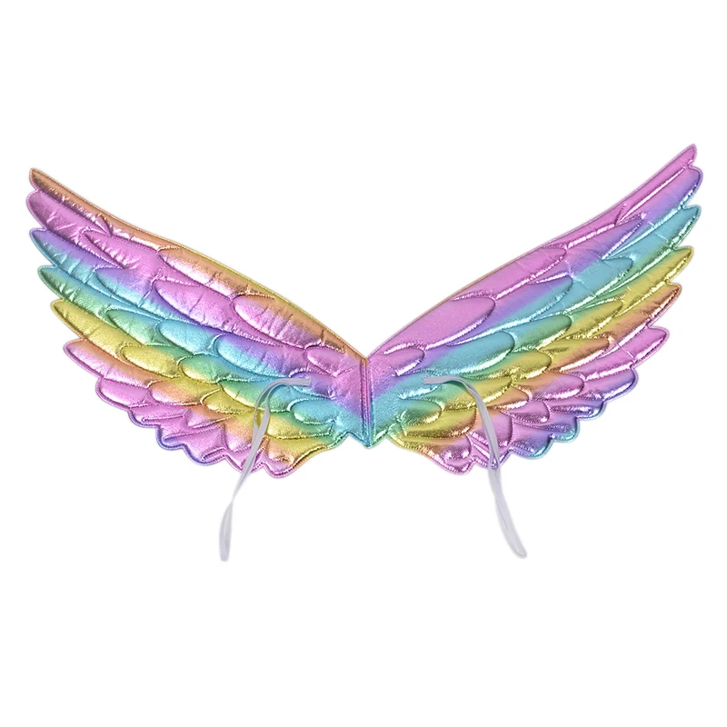 Unicorn Headband Fairy Angel Wings Kids Gift Girls Rainbow Unicorn Birthday Party Decoration Cosplay Props Supplies Baby Shower