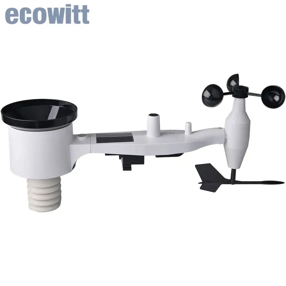 Ecowitt WS69 7-in-1 Wireless Solar Powered Outdoor Weather Sensor for Home Garden Farm, Sensor Only, Can't be Used Alone