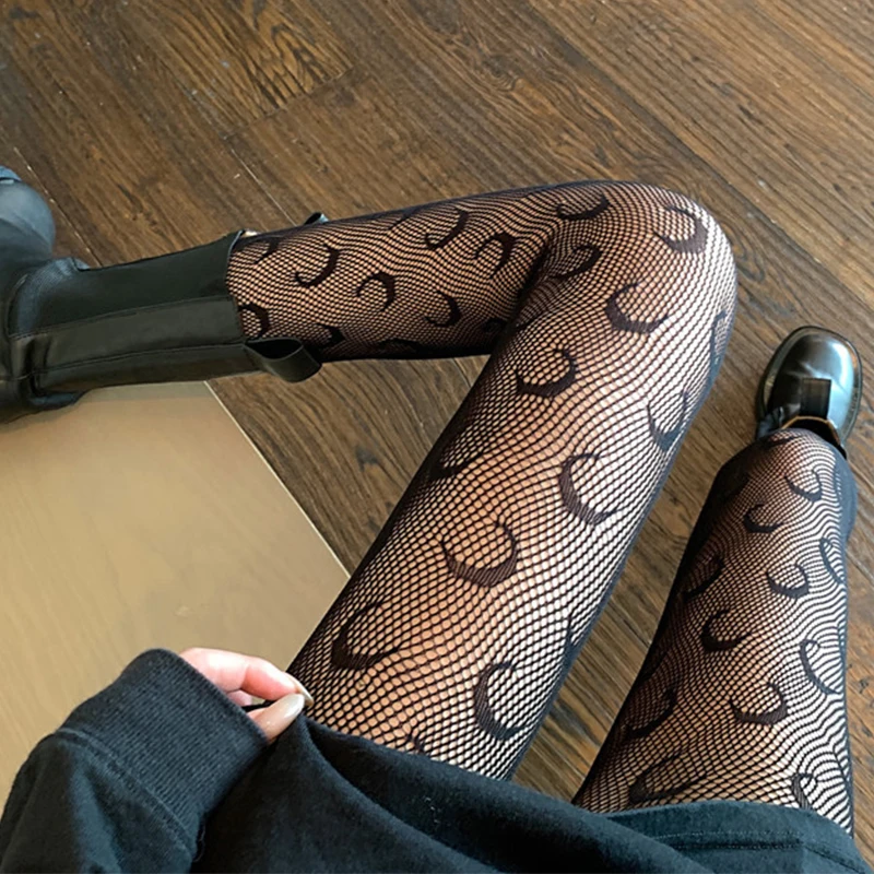 Japanese Girls Goth Punk Retro Spider Web Tights Classic Lolita Sexy Cosplay Anime Pantyhose Women Lace Mesh Stockings Bottomed